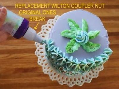 Wilton Cake Icing Tool Coupler Nuts