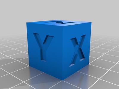 20mm calibration cube