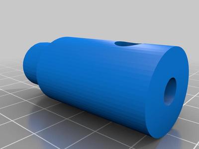 Geared DC motor coupling shaft