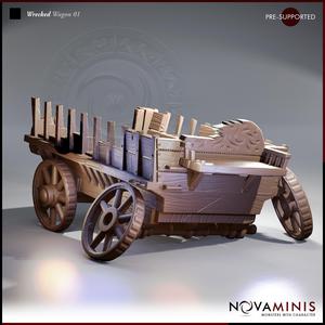 Wrecked Wagon 01