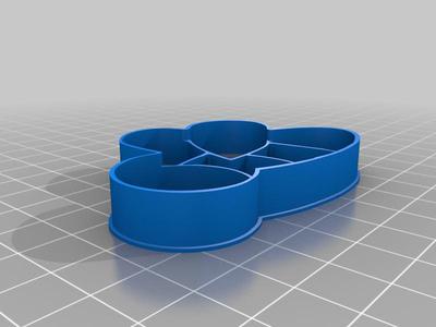 Bee cookie cutter and embosser