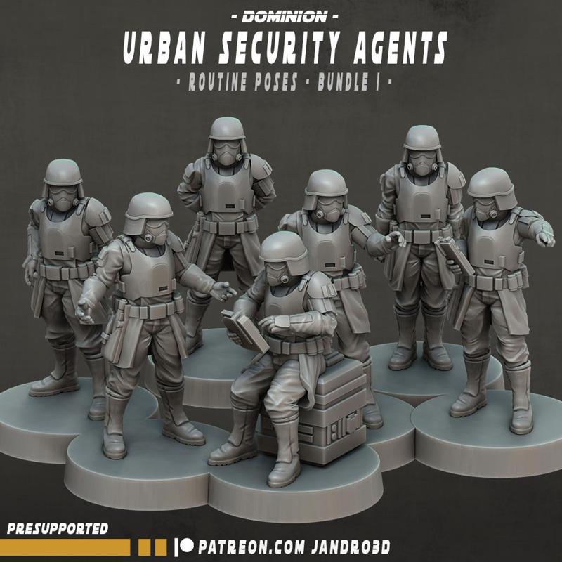 Urban Security Agents - Rutine Poses