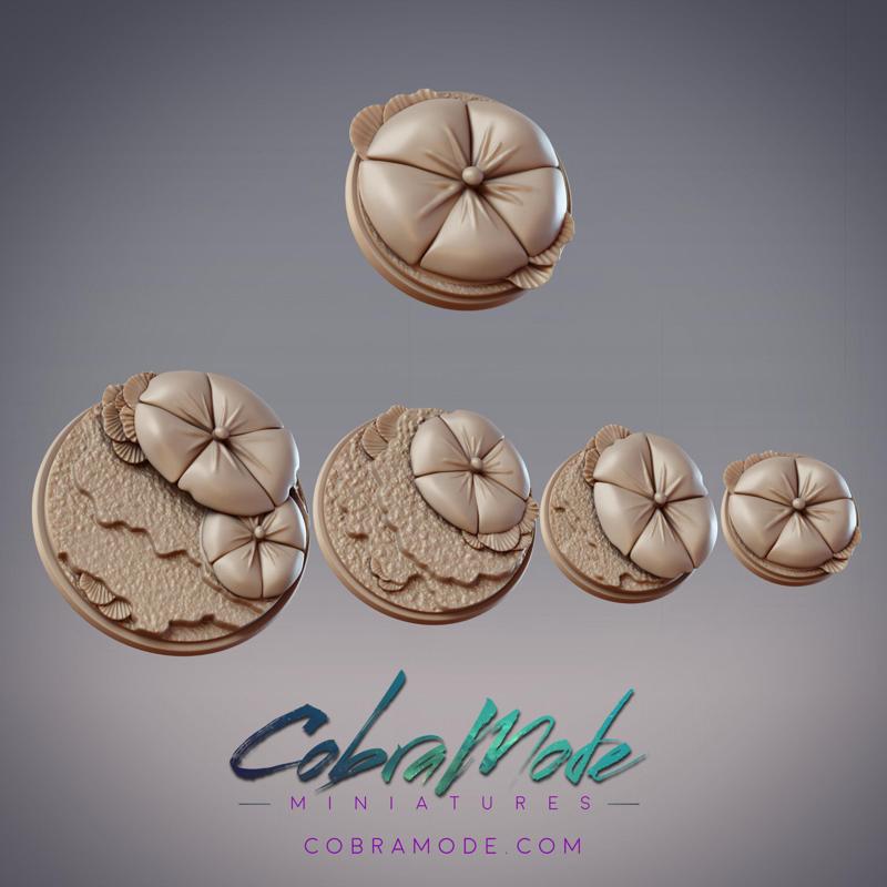 Tropical Flower Base Pack (4pcs)