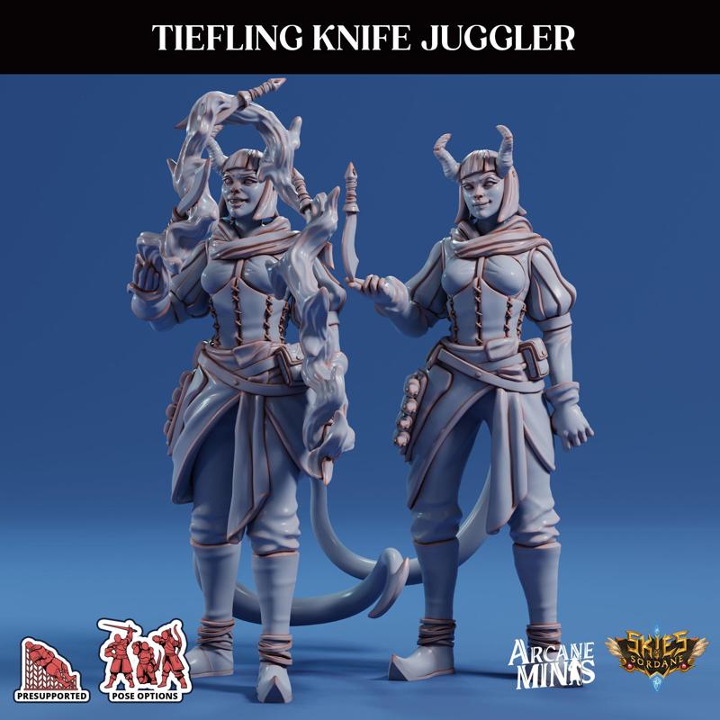 Tiefling Knife Juggler