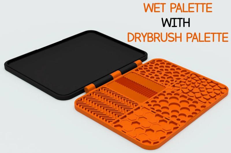 Wet and Drybrush Palette   