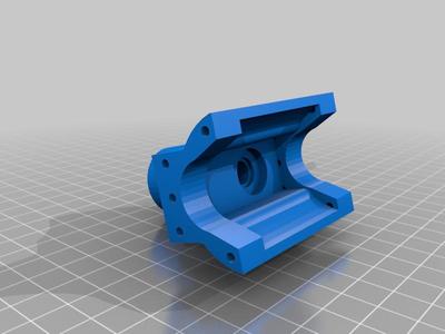 More sturdy front axle for openRC trial truck
