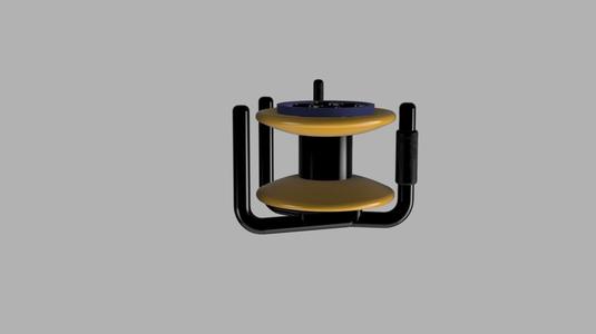 Scale cable reel 1/10