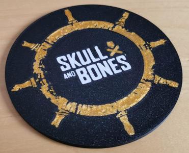 Skull and Bones - Named Logo Coaster