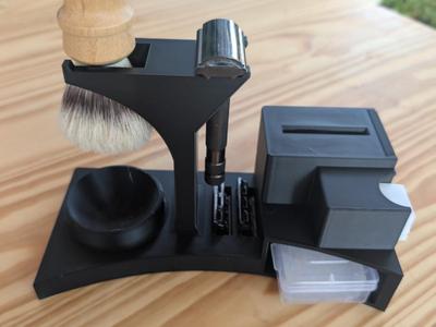 Safety Razor Shaving Organizer
