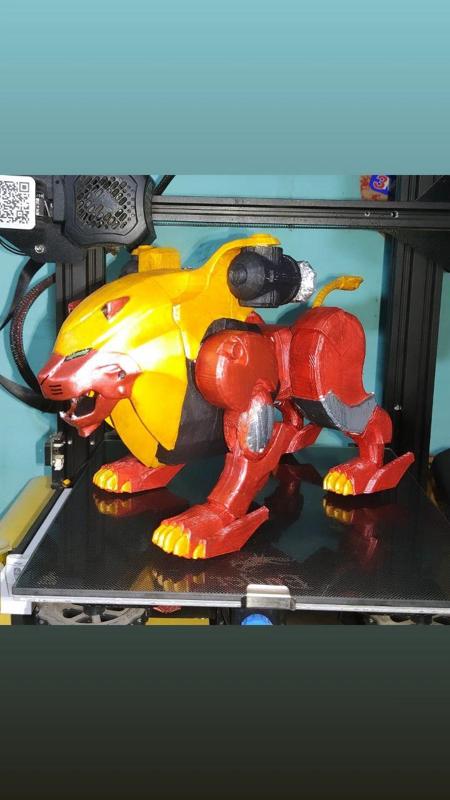 Red lion Zord power ranger wild force