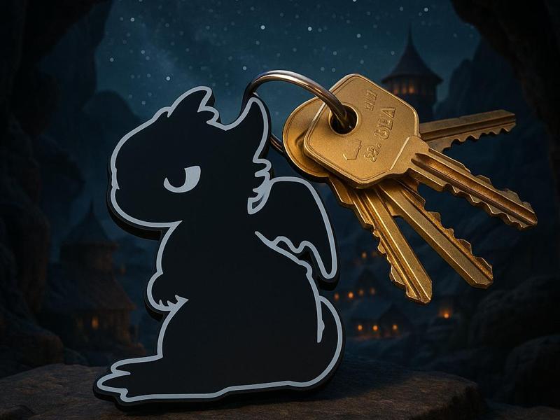 Toothless Keychain – How to Train Your Dragon 