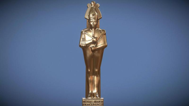 Ancient Egyptian God Osiris Statue  STL FREE DOWNLOAD