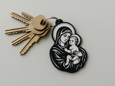 maria jesus keichain 