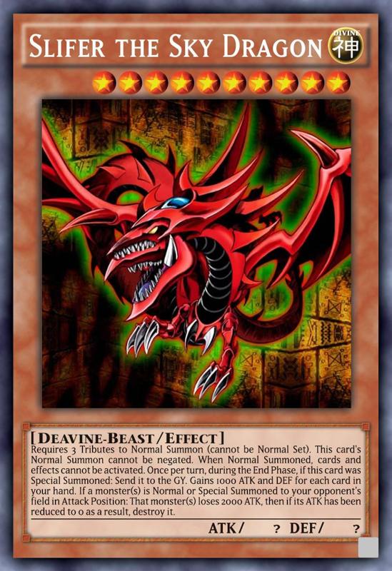 Slifer the Sky Dragon(1st TCG) Night Light Lithophane