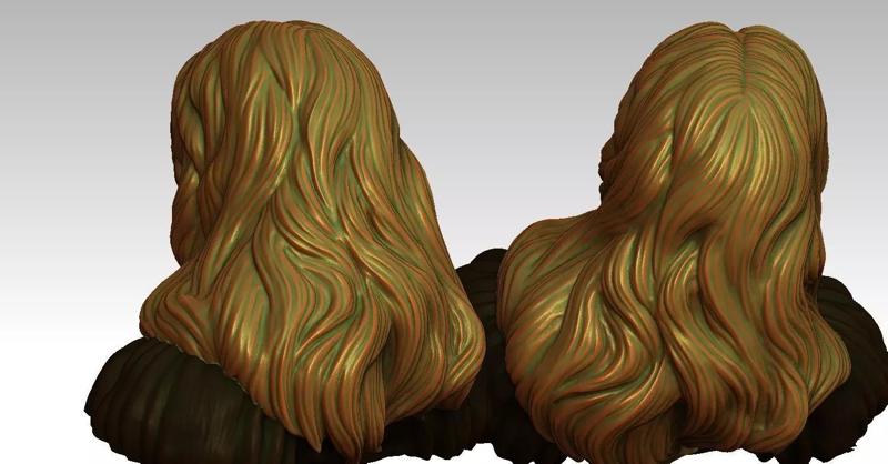 3D Hairstyles for girl V28