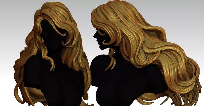 3D Hairstyles for girl V101