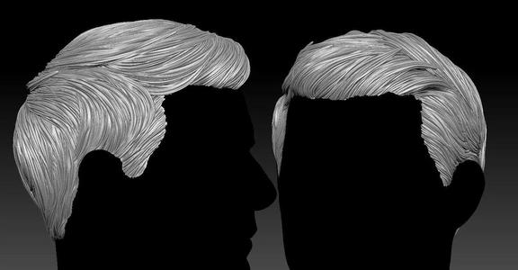 3D Hair style for Man V01