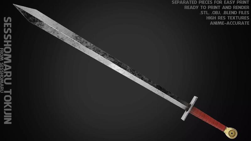 InuYasha Sesshomaru Tokijin Sword for Cosplay