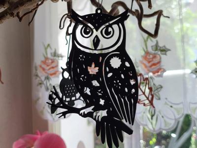 Autumn Owl Ornament – halloween Hanger