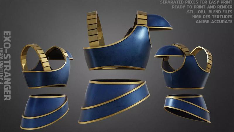 Dragon Ball Goku Yardrat Armor for Cosplay