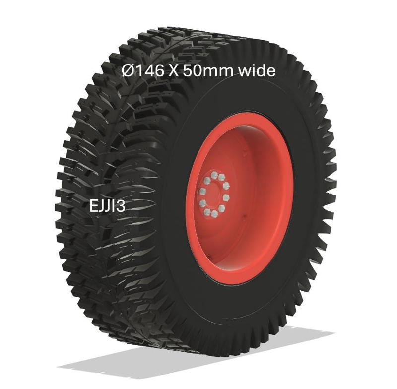 1/14 Ø146 X 50mm road tires tractor