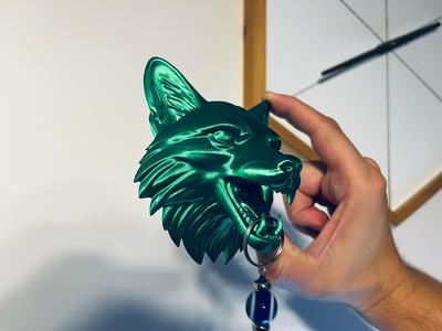 Fox key chain wall mounted organizer