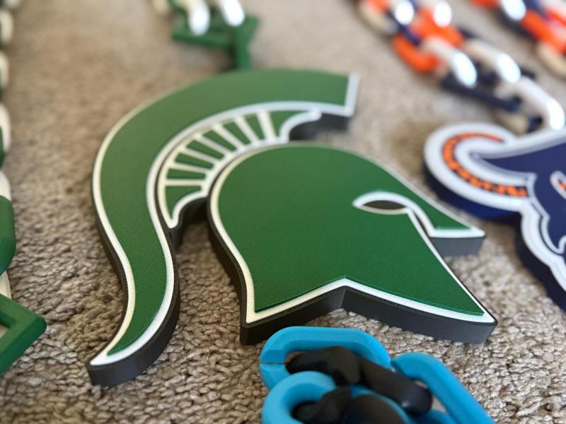 Michigan State Spartan Rally Chain