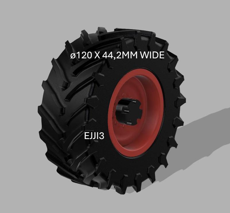 1/14 Ø120 X 44.2mm Tractor tires