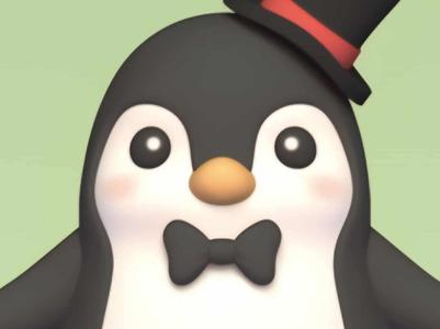 Penguin with Tophat