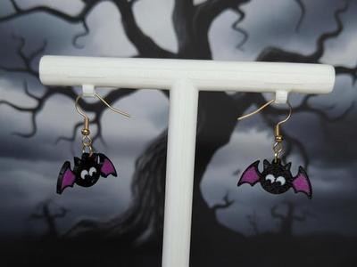 Bat earrings