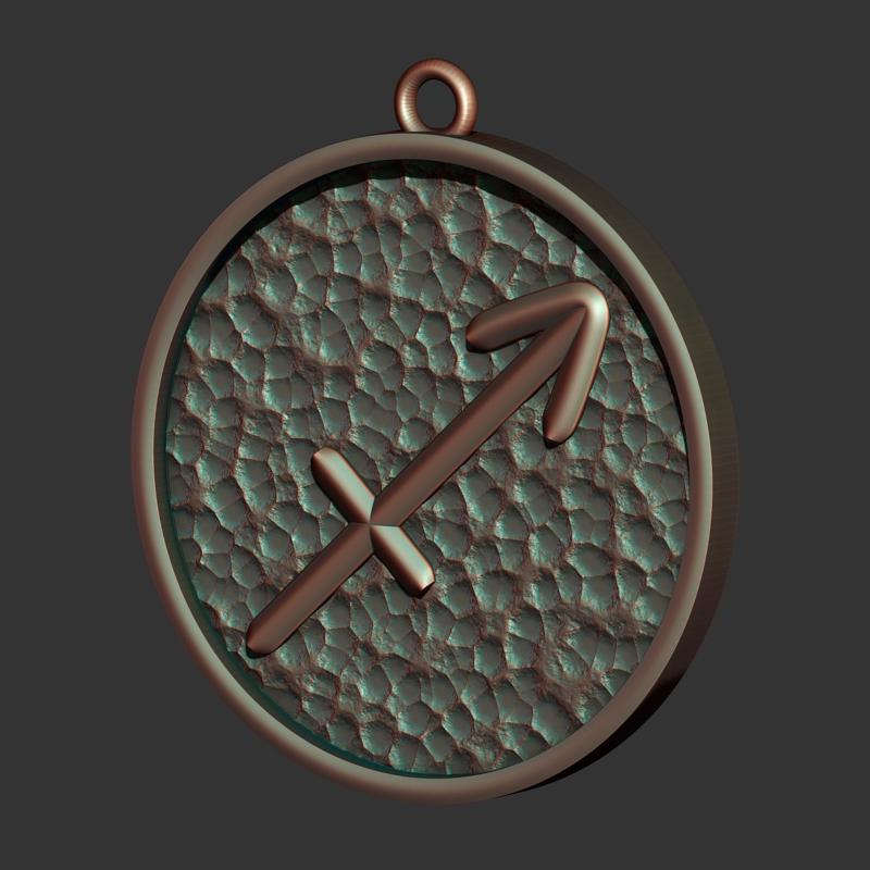 Sagittarius Sign Pendant