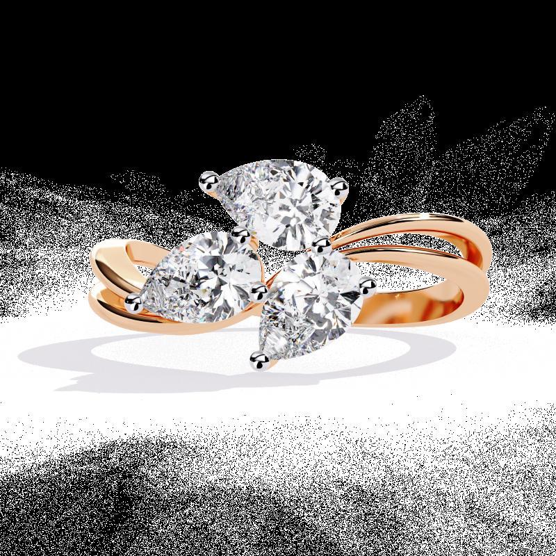 3D Printable Jewelry design of Lady Solitaire ring