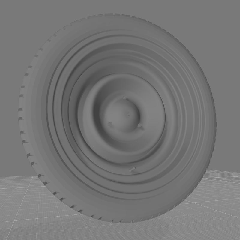 DA3D citroen 2cv 3cv rally rim wheel