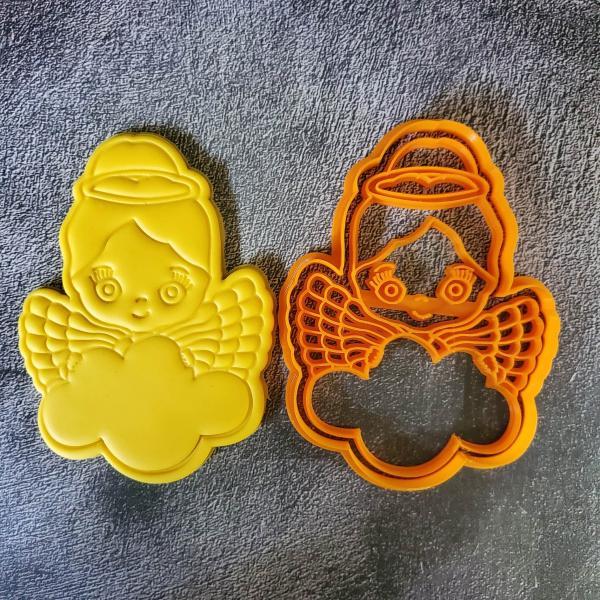 Angel Girl On Cloud Cookie Cutter