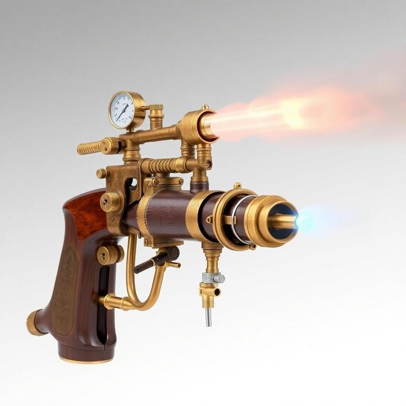 Retro Futuristic Steam-Powered Ray Gun