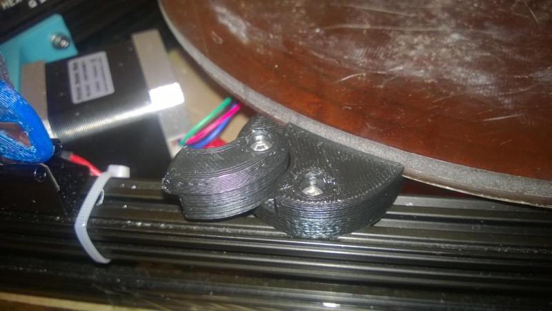 Kossel Bed Clamp with Swinging Arm