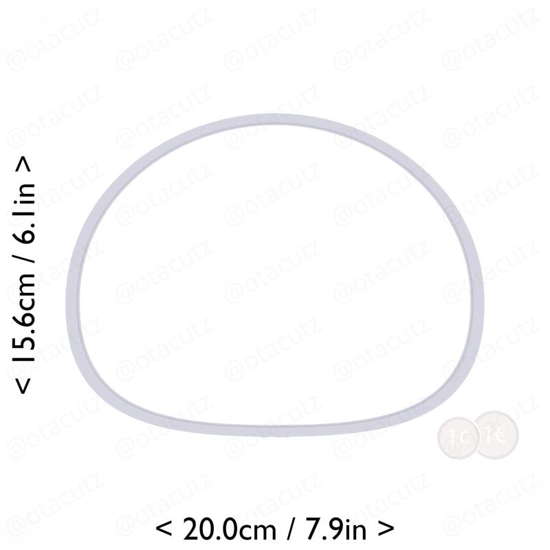 Mochi Cookie Cutter 7.5in / 19.1cm