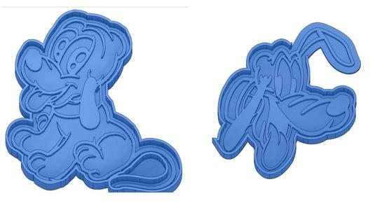 Biscuit Moulds - Disney - Princess - Mickey - Dingo - Bambi - The Lion King - Pinocchio - Pluto - Frozen - Dumbo - Cookie cutter - Cookie Cutter