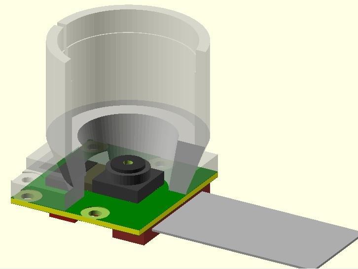 Raspberry Pi Camera Objective Lens Adaptor