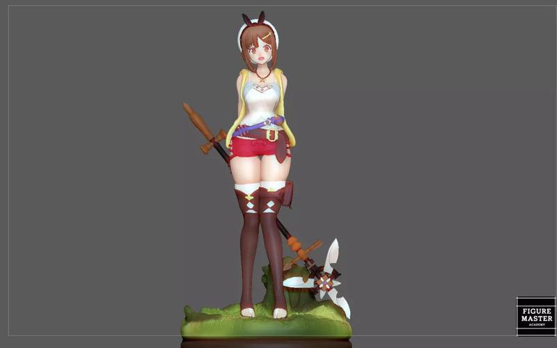 RYZA ATELIER STATUE GAME CHARACTER CUTE PRETTY GIRL ANIME