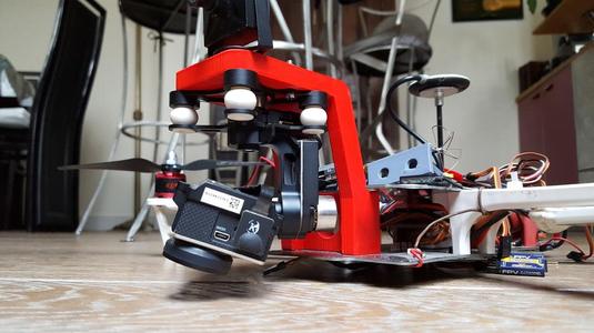 TBS Discovery H3-3D Zenmuse gimbal support