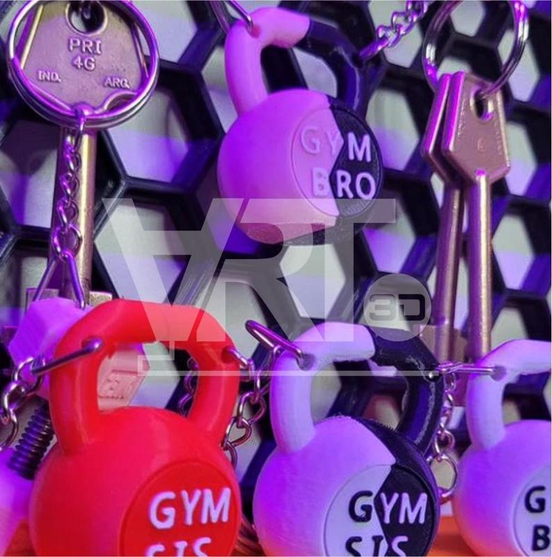 Gym Bros Russian Weights Key Ring Set - Gym Sis