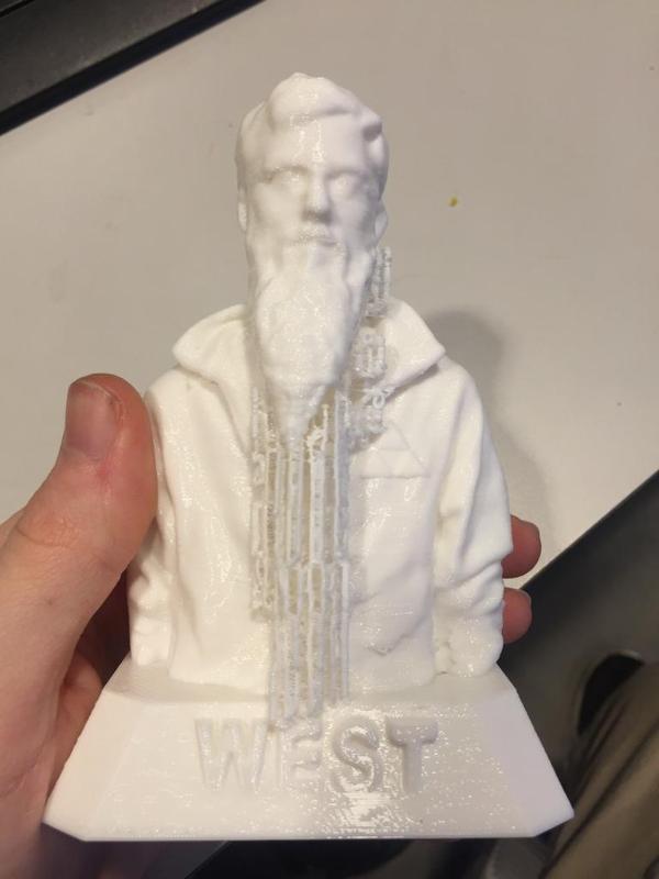 Bearded West Bust