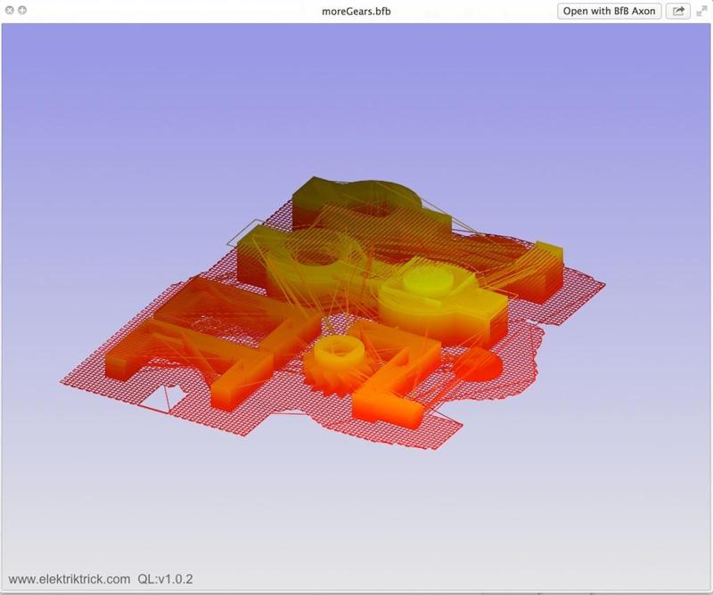 Elektriktrick GCode Preview