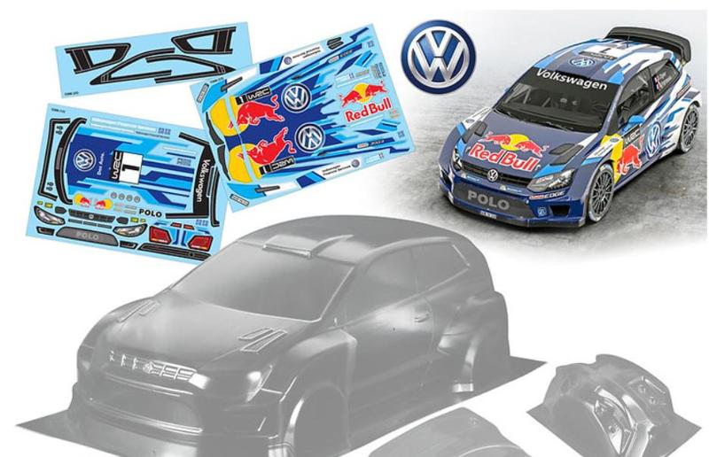 spoiler for vw polo rally WRC 2015 1/10 RC