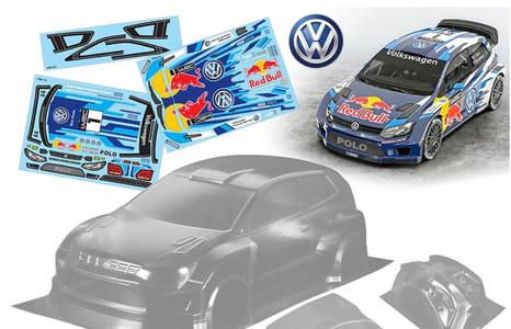 spoiler for vw polo rally WRC 2015 1/10 RC