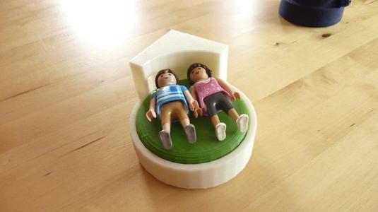 Playmobil Ehebett für die Luxusvilla, playmobil marriage bed for villa