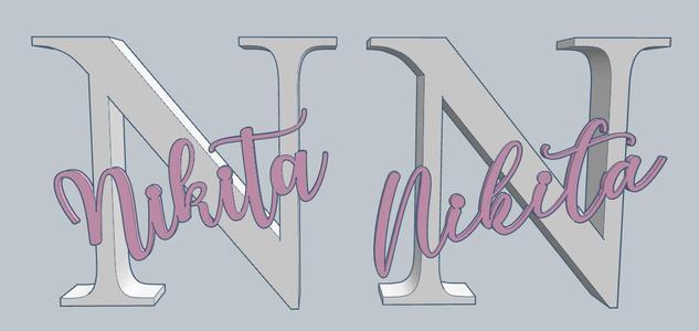 Name Nikita / Letter / Letter N