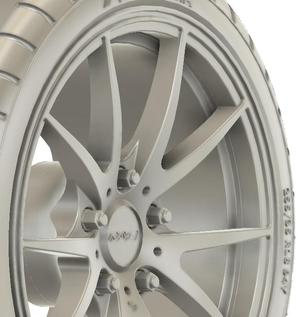 1/24 18x9.5 (F3) Rays G25 wheels