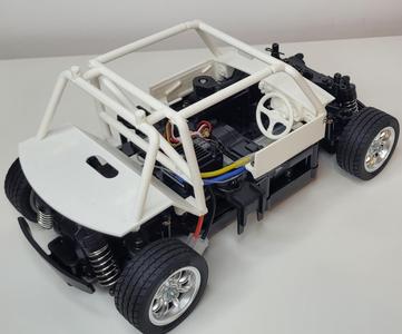 1/10 Tamiya NEW MB-01 Chassis Mini Cooper Race Cockpit Interior